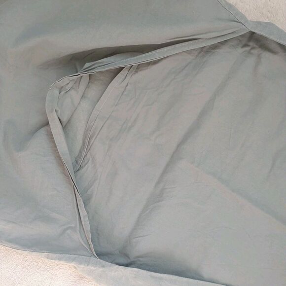 HALLMART Collectibles Pillowcase 100% Linen 100% Cotton Green Standard Size 1x - Picture 4 of 7